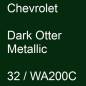 Preview: Chevrolet, Dark Otter Metallic, 32 / WA200C.